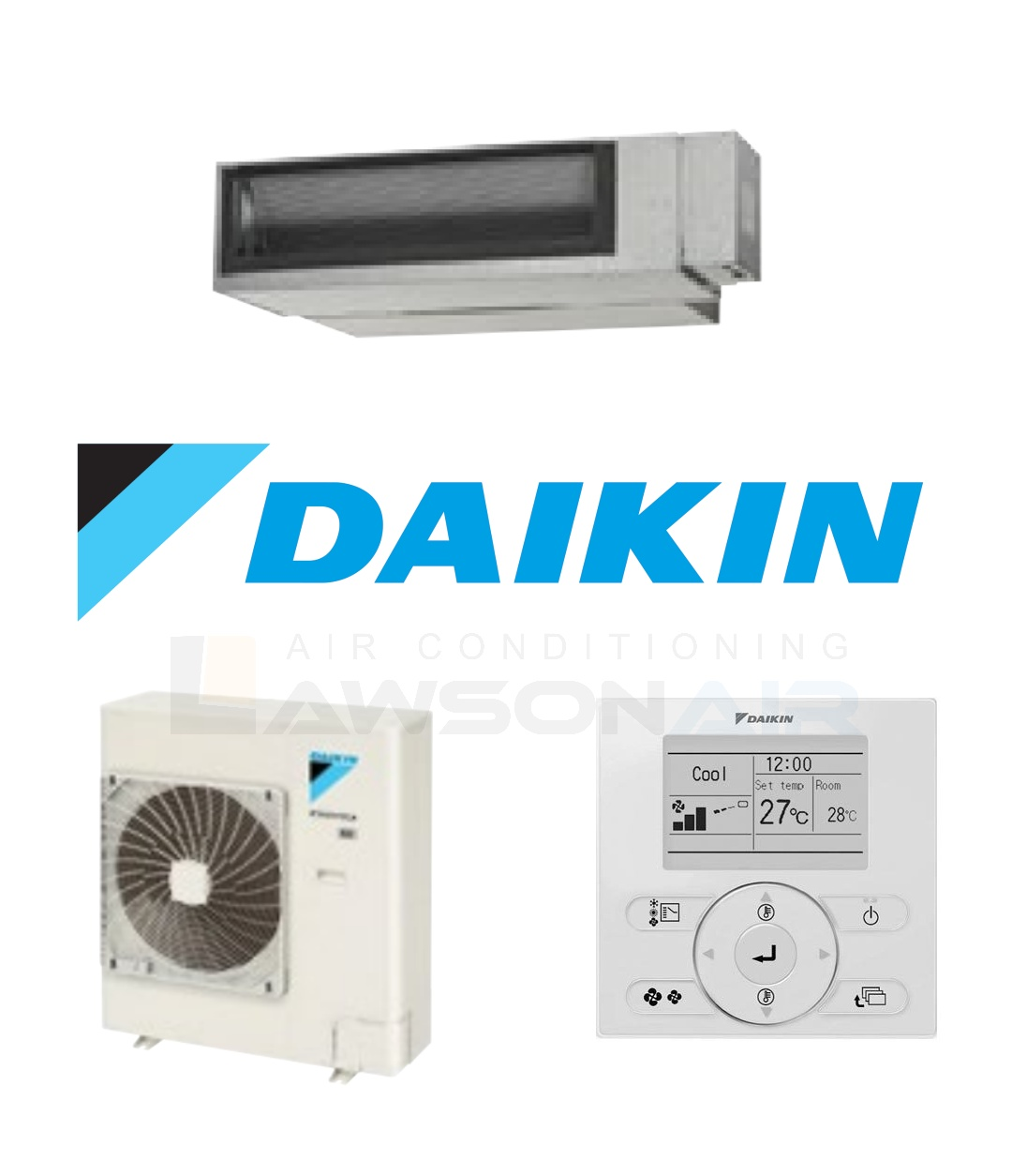 Daikin FDYAN71 7.1kW 3 Phase Wired Controller Ducted Air Conditioner Brisbane Sydney Installation Co