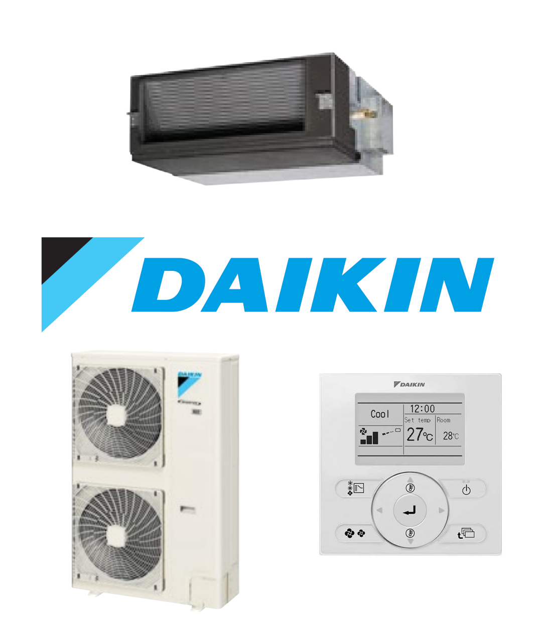 Daikin FDYQN180 18.0kW 3 Phase Wired Controller Ducted Air Conditioner