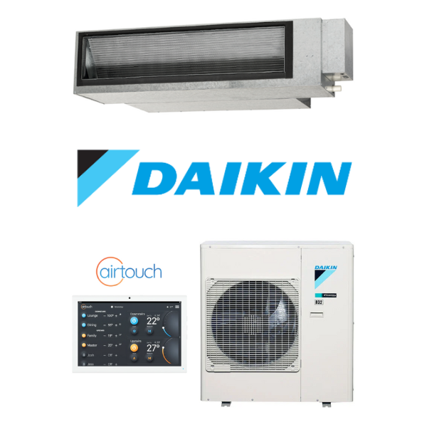 Daikin Ducted + AirTouch 5 12.5 kW FDYAN125 air conditioning system