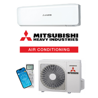Install Package - Mitsubishi Heavy (MHI) Avanti WiFi DXK09ZSA-WF1 2.5kW Wall Split Air Conditioning Package