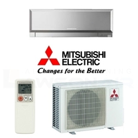 Mitsubishi Electric MSZ-EF25VGSKIT 2.5kW Silver Stylish Range Split System