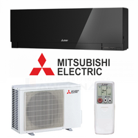 Mitsubishi Electric 4.2kW MSZEF42VGBKIT Wall Split Air Conditioning System Black
