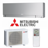 Mitsubishi Electric 4.2kW MSZEF42VGSKIT Wall Split Air Conditioning System Silver