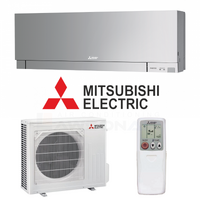 Mitsubishi Electric 5.0kW MSZEF50VGSKIT Wall Split Air Conditioning System Silver