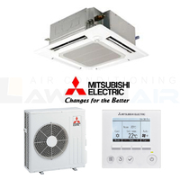 Mitsubishi Electric 7.1kW Wired PLA-M71EA-A.TH Cassette R410A Split System