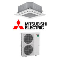 Mitsubishi Electric Cassette PLAZM125V2KIT 12.5kW 1 Phase Wireless Power Inverter Air Conditioning System