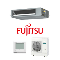 Fujitsu SET-ARTH24KMTAP-HP 7.1kW Mid Static Slimline Ducted 1PH High Performance Air Conditioning System
