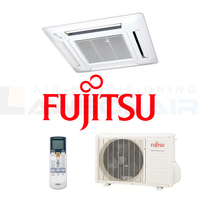 Fujitsu 3.5kW SET-AUTG12LVLB 4-Way Compact Cassette Wireless Air Conditioning System