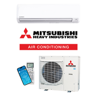 Install Package - Mitsubishi Heavy (MHI) Bronte WiFi SRK100AVNAWZRF 10.0kW Wall Split Air Conditioning Package