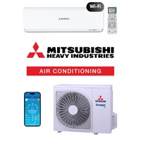 Mitsubishi Heavy (MHI) Avanti Plus Wi-Fi SRK25ZSXA-WF-Set 2.5kW Wall Split Air Conditioning System