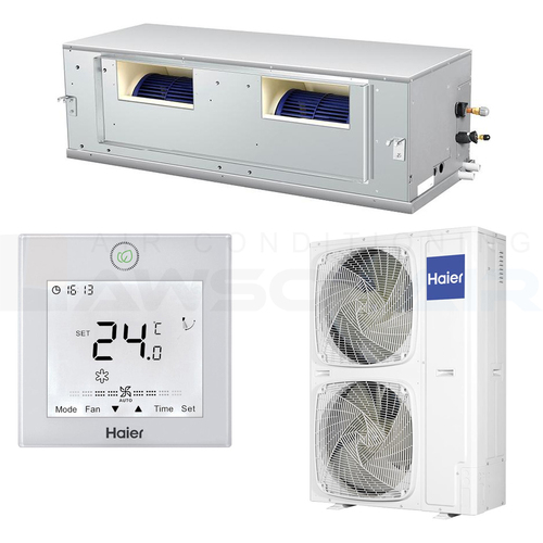 Haier 14.0kW ADH140 3 Phase Med Static Ducted Unit