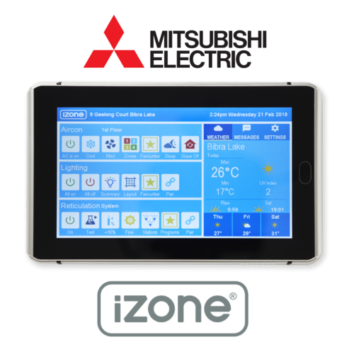 iZone Mitsubishi Electric Ducted Zone Smart Home Controller