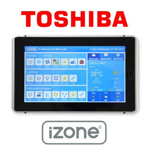 iZone Toshiba Ducted Zone Smart Home Controller