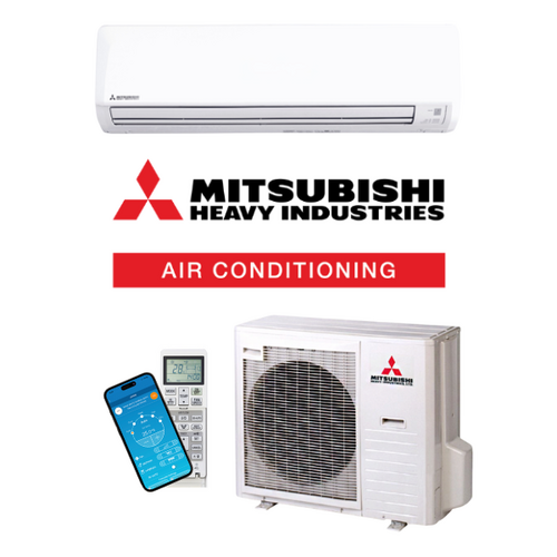 Install Package - Mitsubishi Heavy (MHI) Bronte WiFi DXK33ZRA-WF1 9.5kW Wall Split Air Conditioning Package