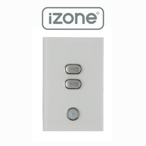 iZone Smart Home 2 Button iLight Switch - White