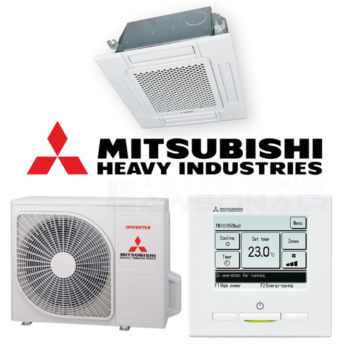 Mitsubishi Heavy Industries FDTC60ZSXAWVH-RC-EXZ3A 6.0 kW Compact Ceiling Cassette System