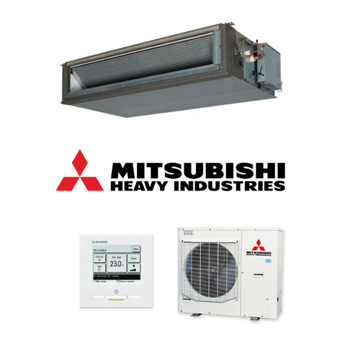 Mitsubishi Heavy (MHI) FDU112KXZES1W6F-RC-EXZ3A 11.2kW Ducted 3 Phase Air Conditioning System