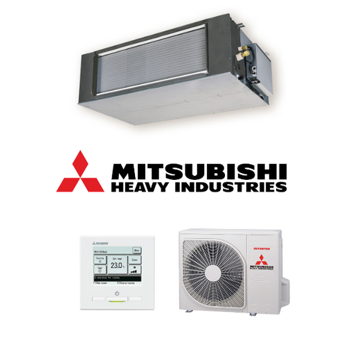 Mitsubishi Heavy (MHI) FDUA100AVNAWVH-RC-EXZ3A 10.0kW Ducted 1 Phase Air Conditioning System