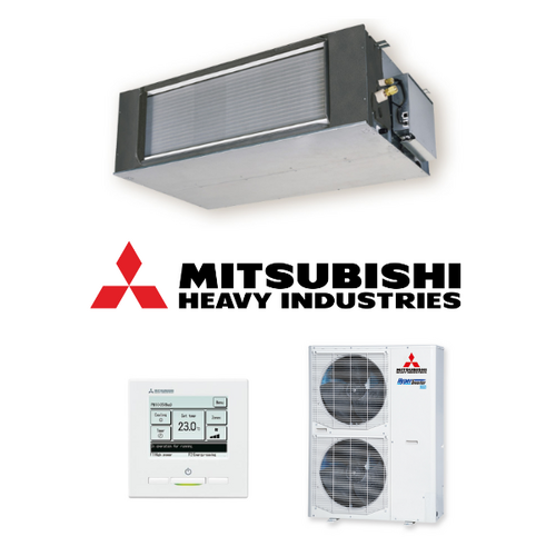 Mitsubishi Heavy (MHI) 12.5kW FDUA125AVSXWVH-RC-EXZ3A Ducted 3 Phase Air Conditioning System