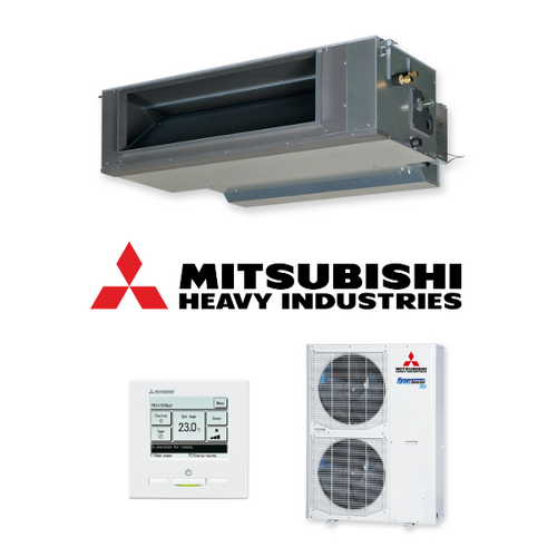 Mitsubishi Heavy (MHI) FDUA140AVNXWVH-RC-EXZ3A 14.0kW Ducted 1 Phase Air Conditioning System