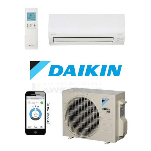 Daikin new Cora Range FTXV35U 3.5kW Wall Split System, Optional Wifi Adaptor