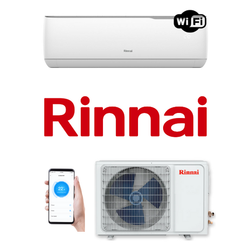Rinnai 5.0kW HSNRT50B Wall Split Wifi Air Conditioning System
