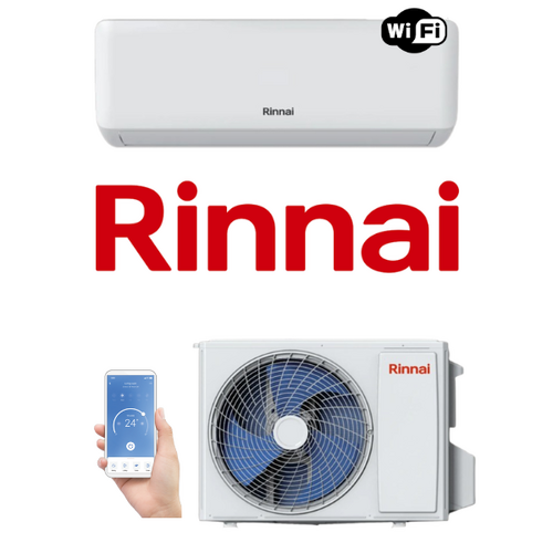Rinnai VX Series HSNRVX25 2.6kW Wall Split Air Conditioning System with Wi-Fi