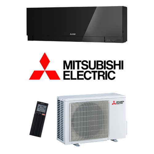 Mitsubishi Electric MEF42BKD2KIT 4.2kW Wi-Fi Wall Split Air Conditioning System (Black)