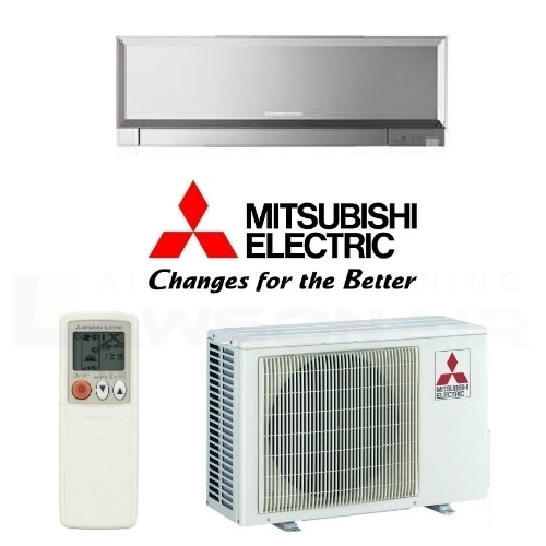 Mitsubishi Electric MSZ-EF50VGSKIT 5.0kW Silver Stylish Range Split System