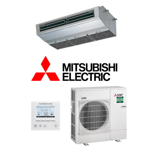 Mitsubishi Electric Under Ceiling PCAZM71V2HAKIT 7.1kW Stainless Steel 1 Phase Power Inverter Cassette Air Conditioning System