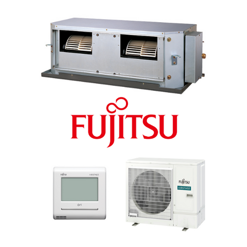 Fujitsu SET-ARTH36KHTA-3PH 10.0kW 3 Phase High Static Ducted Air Conditioning System