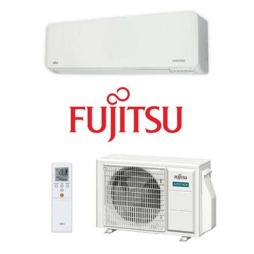 Install Package - Fujitsu Lifestyle SET-ASTG09KMTC 2.5kW Wall Split Air Conditioning Package