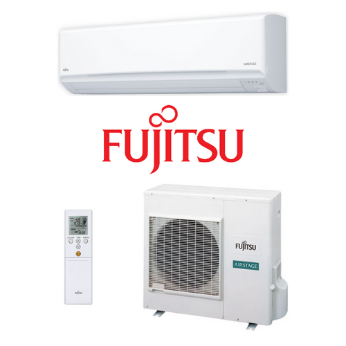 Install Package - Fujitsu Lifestyle SET-ASTH34KMTD 9.5kW Wall Split Air Conditioning Package