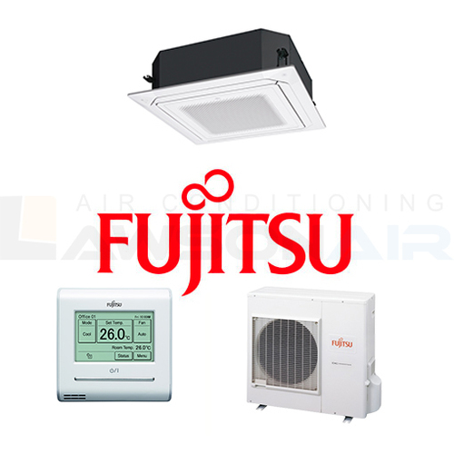 Fujitsu 8.5kW SET-AUTG30KRLA 4-Way Cassette Air Conditioning System