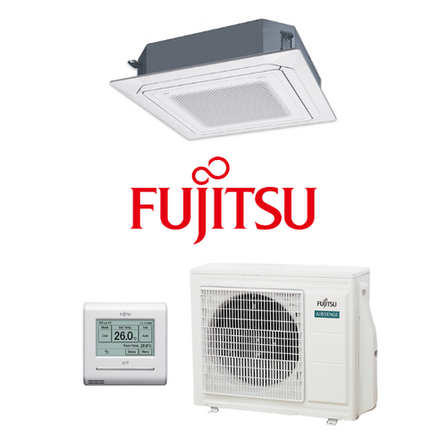 Fujitsu Cassette SET-AUTH24KRTA-T5 7.1kW 1 Phase Circular Flow Air Conditioning System