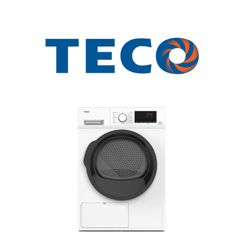 TECO 8.0kg Auto Sensing Heat Pump Clothes Dryer TCD80ASHAG