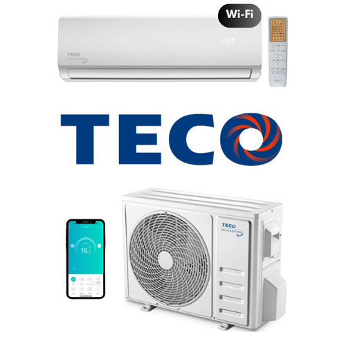 TECO TWS-TSO26H3DVJT 2.64kW Wall Split Wifi Air Conditioning System