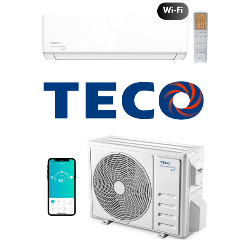TECO TWS-TSO35H3DVJT 3.5kW Wall Split Wifi Air Conditioning System